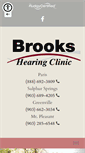 Mobile Screenshot of brookshearing.com
